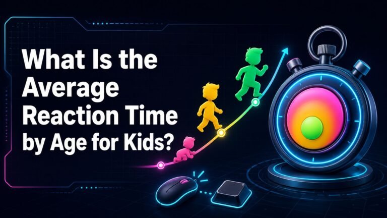 average reaction time by age for kids