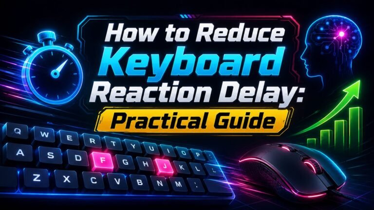 how to reduce keyboard reaction delay