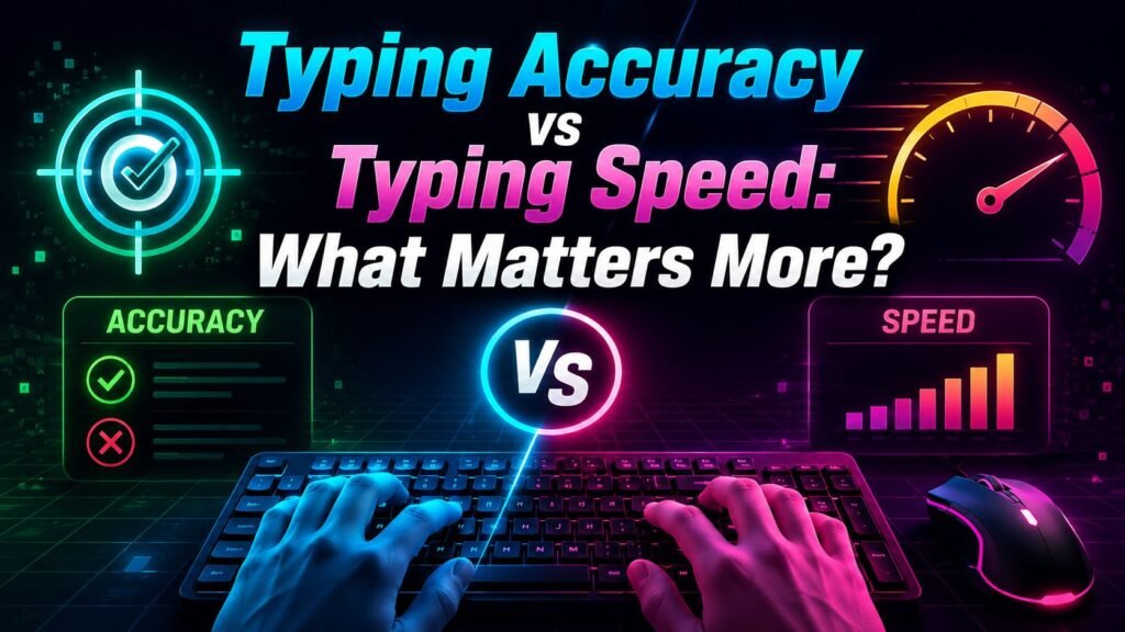 typing accuracy vs typing speed