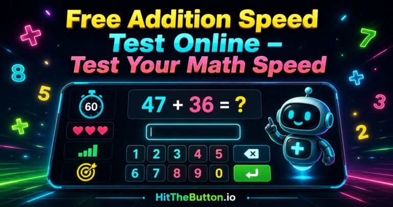 addition speed test online