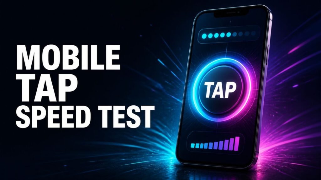 mobile tap speed test