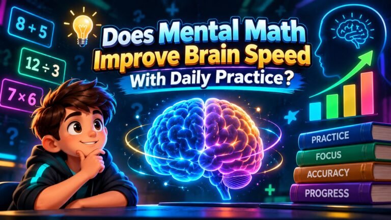 does mental math improve brain speed