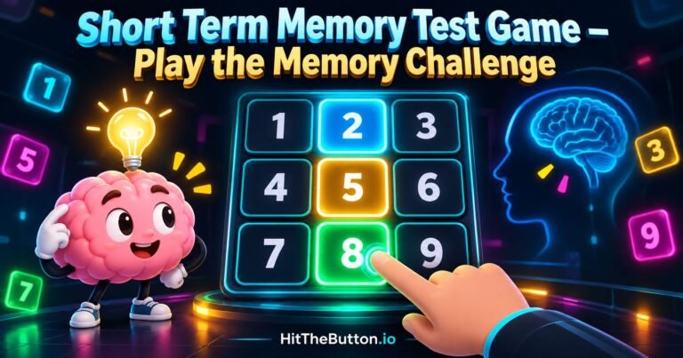short term memory test game